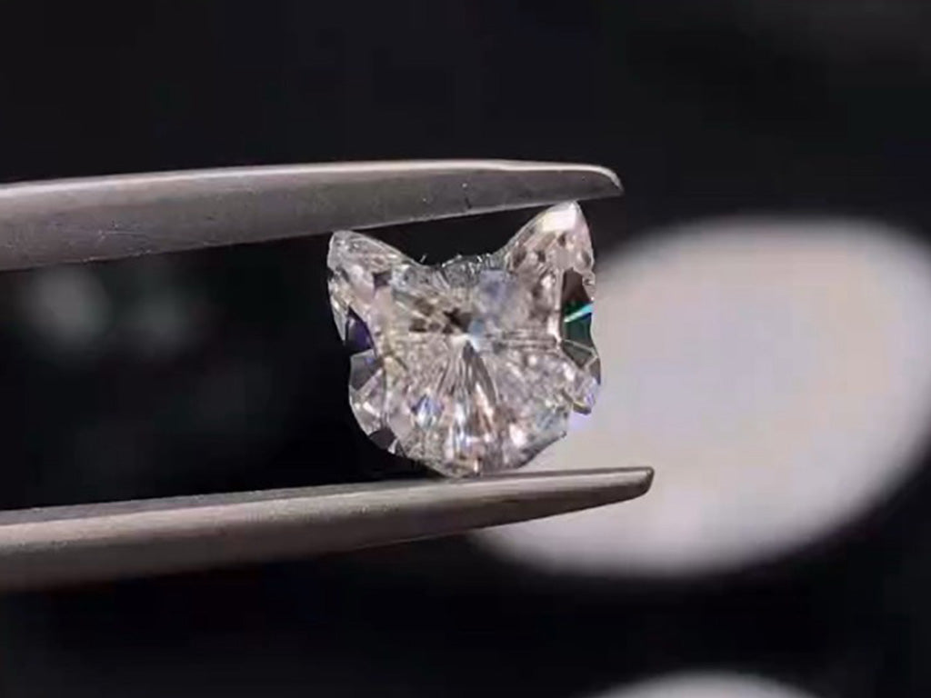 猫カット　ホワイトダイヤモンド